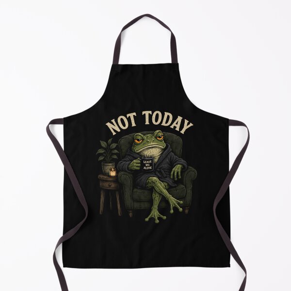 Item preview, Not Today Grumpy Frog | Leave Me Alone Funny Introvert Coffee Meme designed and sold by HarmonyCreation.