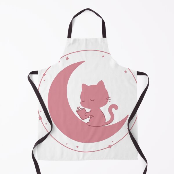 Item preview, Reading Cat on Pink Moon for Book and Cat Lovers designed and sold by FantasyPearl.