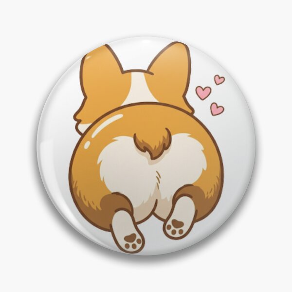 Item preview, Cute Kawaii Corgi Butt Running Dog Lover designed and sold by NeonNerd Studio.