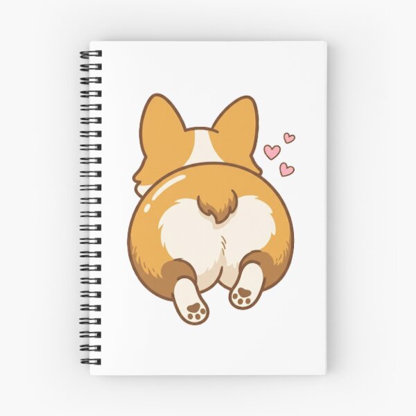 Item preview, Cute Kawaii Corgi Butt Running Dog Lover designed and sold by NeonNerd Studio.