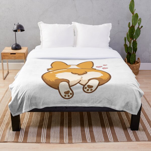 Item preview, Cute Kawaii Corgi Butt Running Dog Lover designed and sold by NeonNerd Studio.