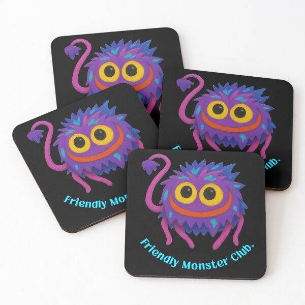 Item preview, Friendly Monster Club - Cute Fluffy Monster  designed and sold by PatykArt.