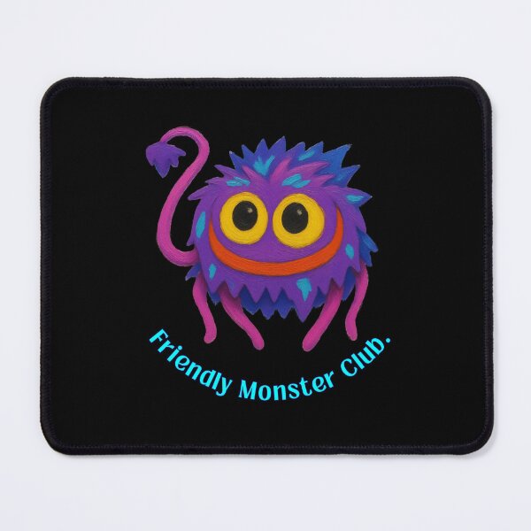Item preview, Friendly Monster Club - Cute Fluffy Monster designed and sold by PatykArt.