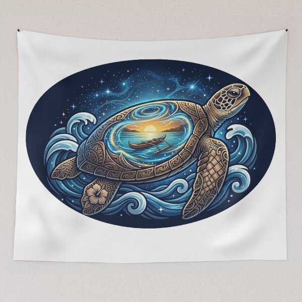 Item preview, Mystical Polynesian Turtle Star Portal designed and sold by Hawaii26.
