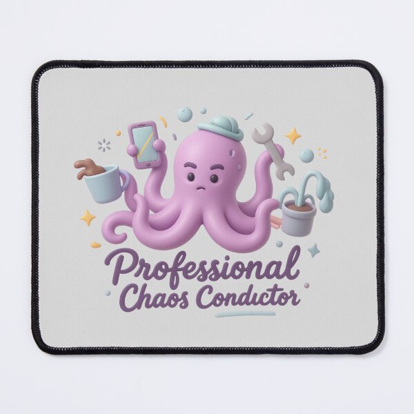 Item preview, Professional Chaos Conductor Cute Octopus designed and sold by MarCinu Art.