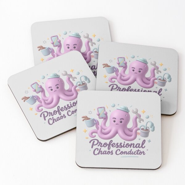 Item preview, Professional Chaos Conductor Cute Octopus designed and sold by MarCinu Art.