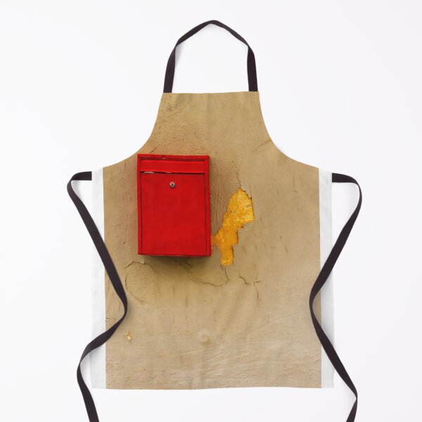 Item preview, Red Mailbox On Peeling Beige Wall With Yellow Paint And Rustic Urban Texture designed and sold by Nmallia.