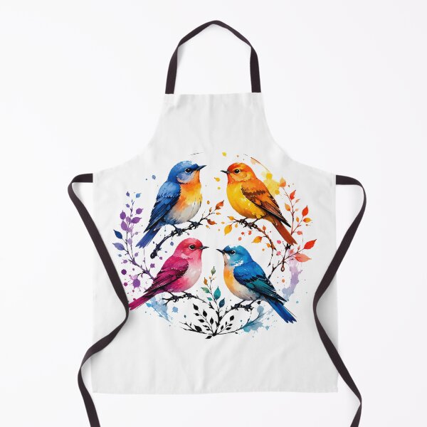 Item preview, Colorful Watercolor Songbirds designed and sold by trendspatterns.