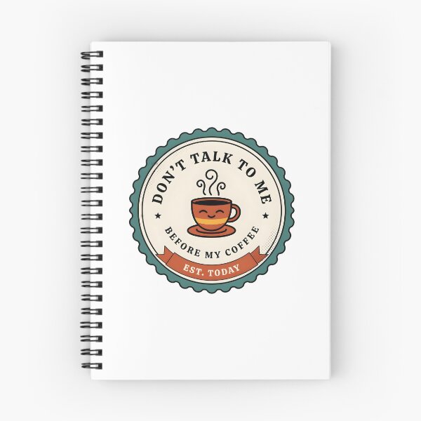 Item preview, Don't Talk Before My Coffee designed and sold by Iron Skull.