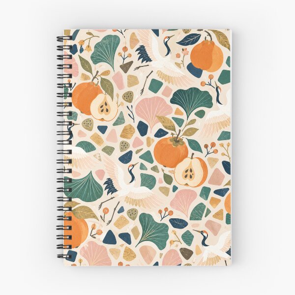 Item preview, Quince Crane Terrazzo Garden Pattern designed and sold by aihrgdesign.