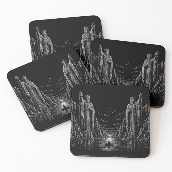 Item preview, The Gate of Kings Epic Fantasy Fishing - Jigsaw Puzzle Art designed and sold by GeekAnglerStore.