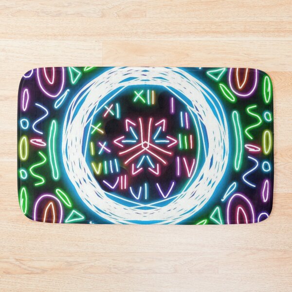 Item preview, Neon Abstract Clockwork designed and sold by Trippy-Toad.