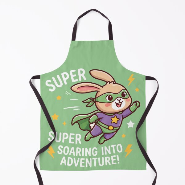 Item preview, Super Bunny Soaring Into Adventure Flying Superhero Rabbit designed and sold by Amir Faysal.
