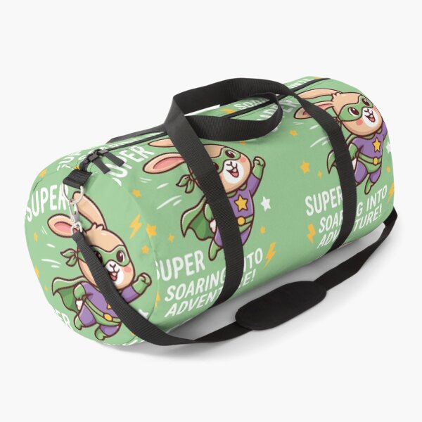Item preview, Super Bunny Soaring Into Adventure Flying Superhero Rabbit designed and sold by Amir Faysal.
