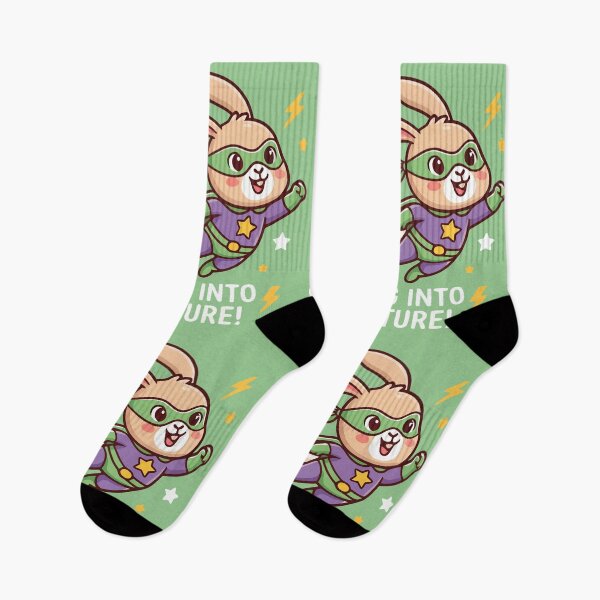 Item preview, Super Bunny Soaring Into Adventure Flying Superhero Rabbit designed and sold by Amir Faysal.