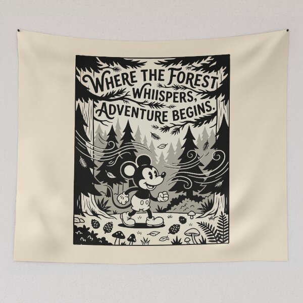Item preview, Where the Forest Whispers, Adventure Begins designed and sold by Trippin-Tito's.