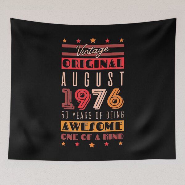 Item preview, Vintage August 1976 - 50 years of being awesome designed and sold by Urbanksy.