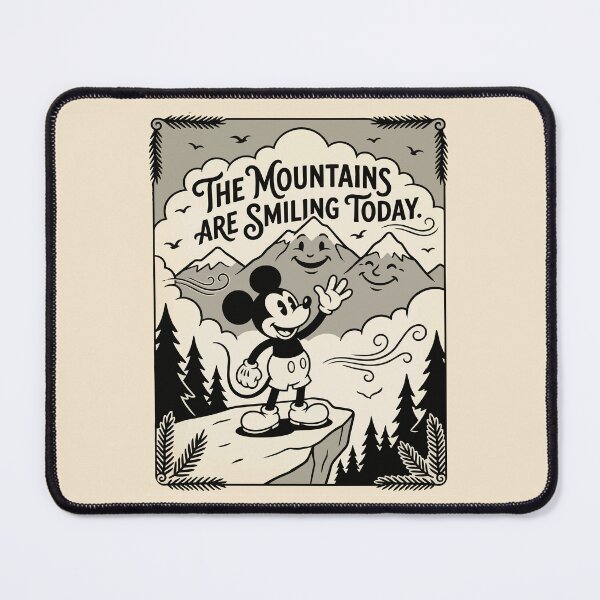 Item preview, The Mountains Are Smiling Today designed and sold by Trippin-Tito's.