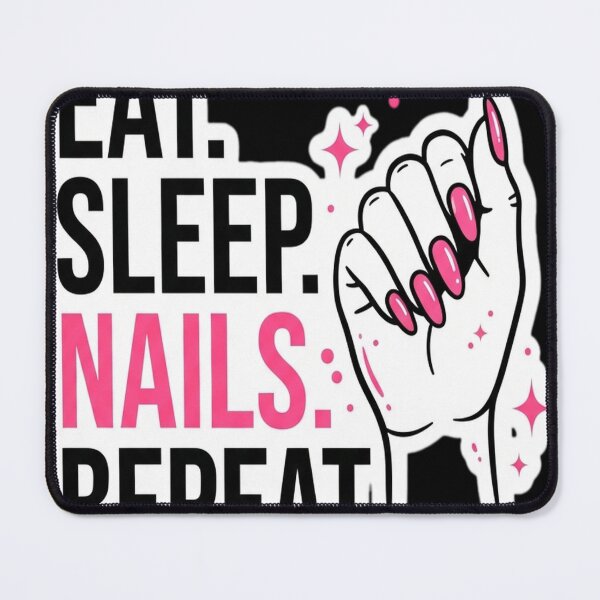Item preview, Eat Sleep Nails Repeat designed and sold by Dudzi1.