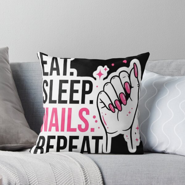 Item preview, Eat Sleep Nails Repeat designed and sold by Dudzi1.