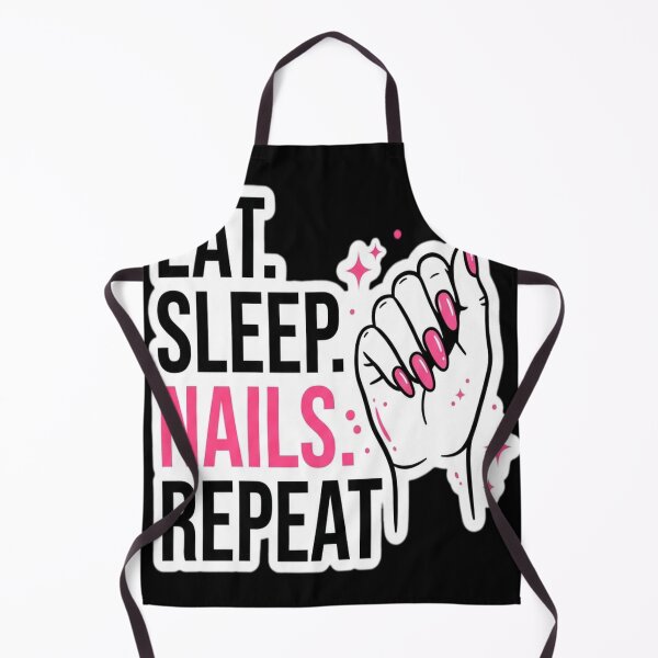 Item preview, Eat Sleep Nails Repeat designed and sold by Dudzi1.