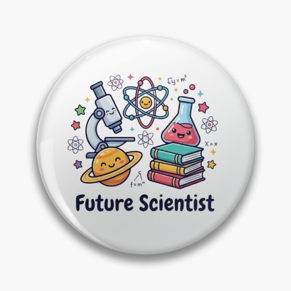 Item preview, Future Scientist Cute Science Sticker designed and sold by lailakhalaf.