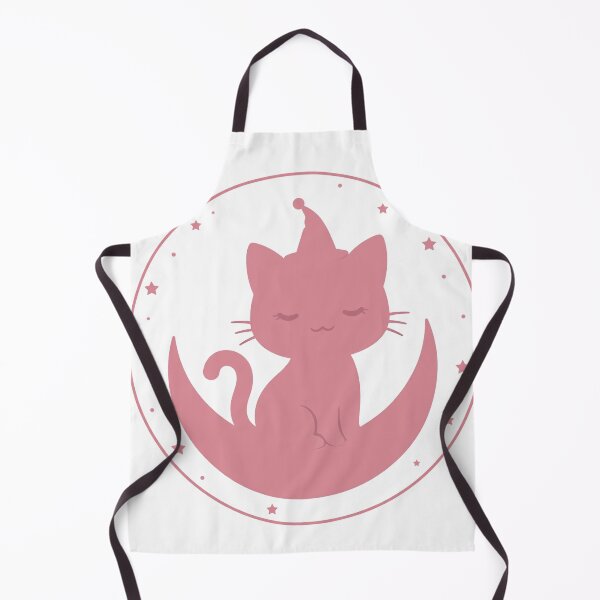 Item preview, Witch Cat on Pink Moon for Halloween Black Cat Cake designed and sold by FantasyPearl.