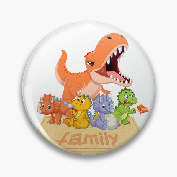 Item preview, Cute Dinosaurs Family Cartoon llustration designed and sold by BullBooy.