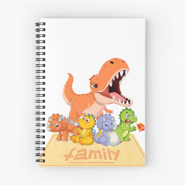 Item preview, Cute Dinosaurs Family Cartoon llustration designed and sold by BullBooy.
