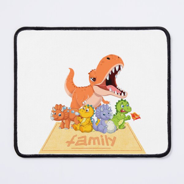 Item preview, Cute Dinosaurs Family Cartoon llustration designed and sold by BullBooy.