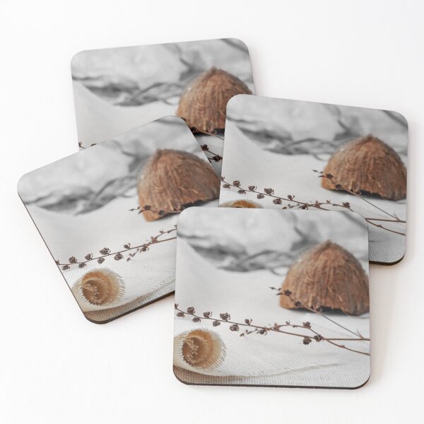 Item preview, Minimalist Still Life with Coconut Shell designed and sold by MagnishArt.