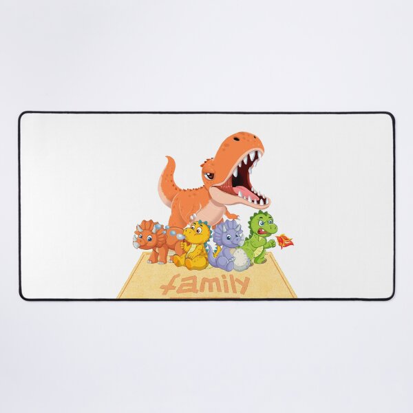 Item preview, Cute Dinosaurs Family Cartoon llustration designed and sold by BullBooy.