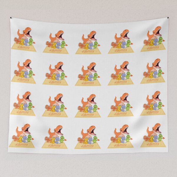 Item preview, Cute Dinosaurs Family Cartoon llustration designed and sold by BullBooy.