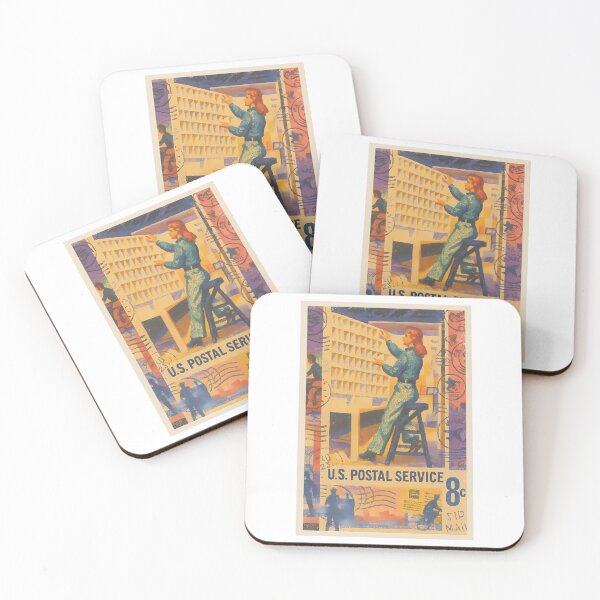 Item preview, Retro Usps Postal Worker Stamp Design designed and sold by burdick-franch.