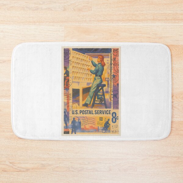 Item preview, Retro Usps Postal Worker Stamp Design designed and sold by burdick-franch.