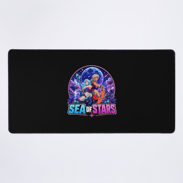 Item preview, Sea of Stars Synthwave Retro Fantasy | Neon RPG Inspired Design designed and sold by DogLord.