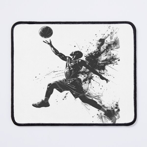 Item preview, Artistic basketball player monochrome  designed and sold by LiskoDesign.