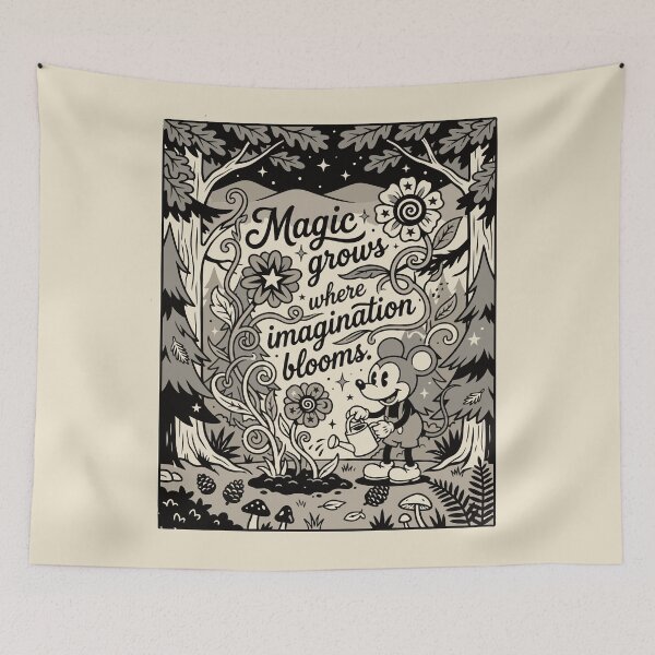 Item preview, Magic Grows Where Imagination Blooms designed and sold by Trippin-Tito's.