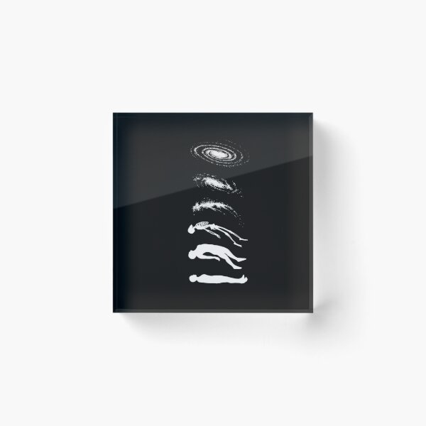 Item preview, Cosmic Evolution of Consciousness – Galaxy, Human & Skeleton Minimalist Design designed and sold by Gbriel3.