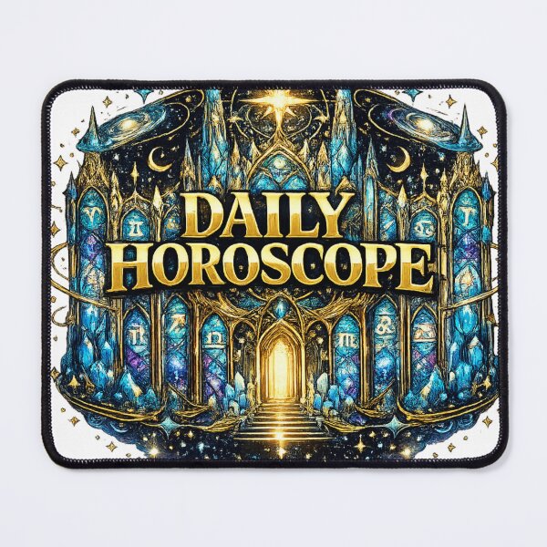 Item preview, Daily Horoscope Fantasy Zodiac Castle Astrology Design designed and sold by irfanshikh.