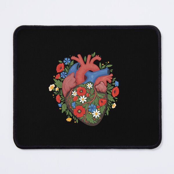 Item preview, Wildflower Folk Anatomical Heart Art designed and sold by mijaczeek.
