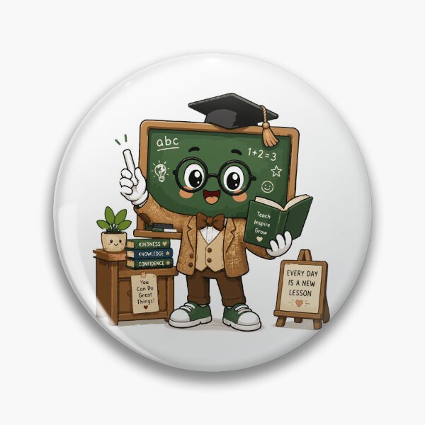 Item preview, Professor Chalkboard T-Shirt & Sticker | Cute Kawaii Classroom Teacher Mascot | Back to School Gift designed and sold by Sunday.Supply.
