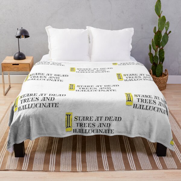 Item preview, I Stare At Dead Trees And Hallucinate Reading Joke Graphic designed and sold by Snedsdigital.