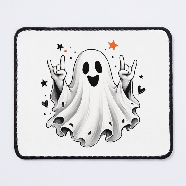 Item preview, Cute Rock On Ghost designed and sold by trendspatterns.