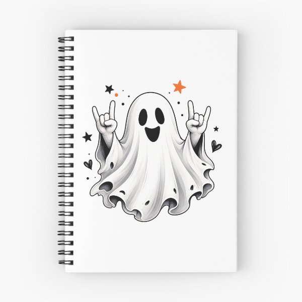 Item preview, Cute Rock On Ghost designed and sold by trendspatterns.