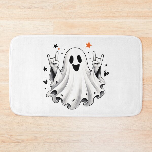 Item preview, Cute Rock On Ghost designed and sold by trendspatterns.