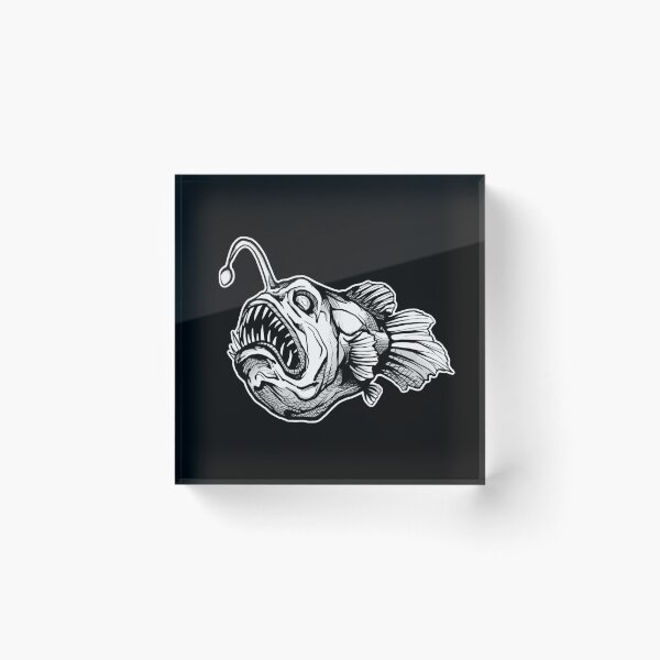 Item preview, Anglerfish illustration  designed and sold by amidst-no-whale.