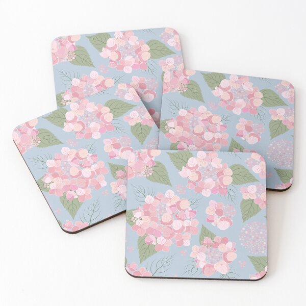Item preview, Pink Hydrangea Floral Pattern designed and sold by The Pattern Mill.