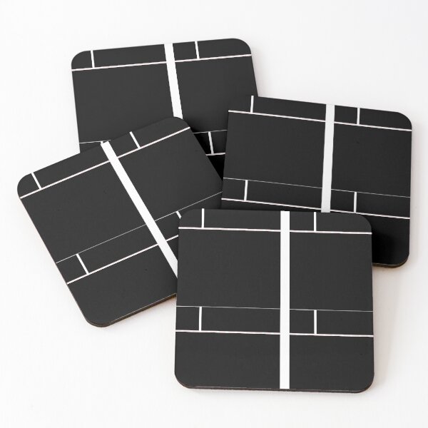 Item preview, Minimalist Black and White Geometric Composition Art Print designed and sold by KaleChub.