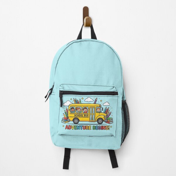 Item preview, Adventure Begins School Bus Sticker designed and sold by lailakhalaf.